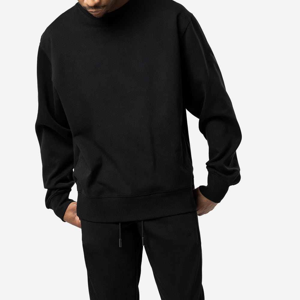 Basic Sweatshirt schwarz